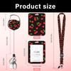 Neck Lanyard with Card Sleeve Retractable ABS Badge Sleeve With Quick Sliding Card Protectors Water Resistant Card Case