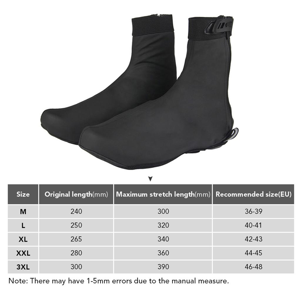 Vollständige Überschuhe Wasserdichte PU-Überschuhe für Radschuhe mit reflektierendem Design für Herren und Damen Wiederverwendbare Thermische Fahrradschuh-Überschuhe