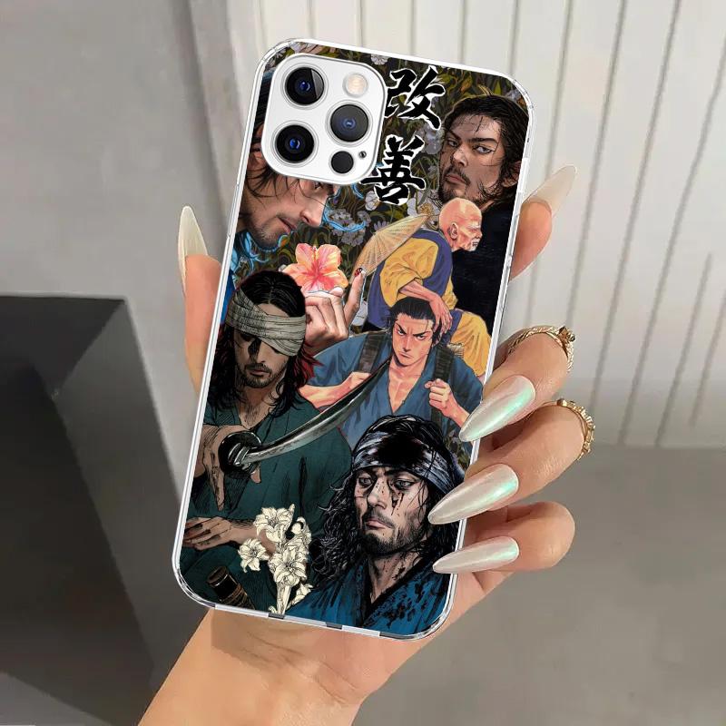 

Anime Vagabond Samurai Phone Case for Iphone 17 Air 16 15 Plus 14 13 Mini 12 11 Pro Max 16E 7 8 SE 2020 Soft Funda Print Shell 1 iPhone 16 Pro Max