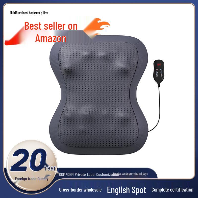 Automatic Dual-Use Cervical and Lumbar Spine Massage Pillow