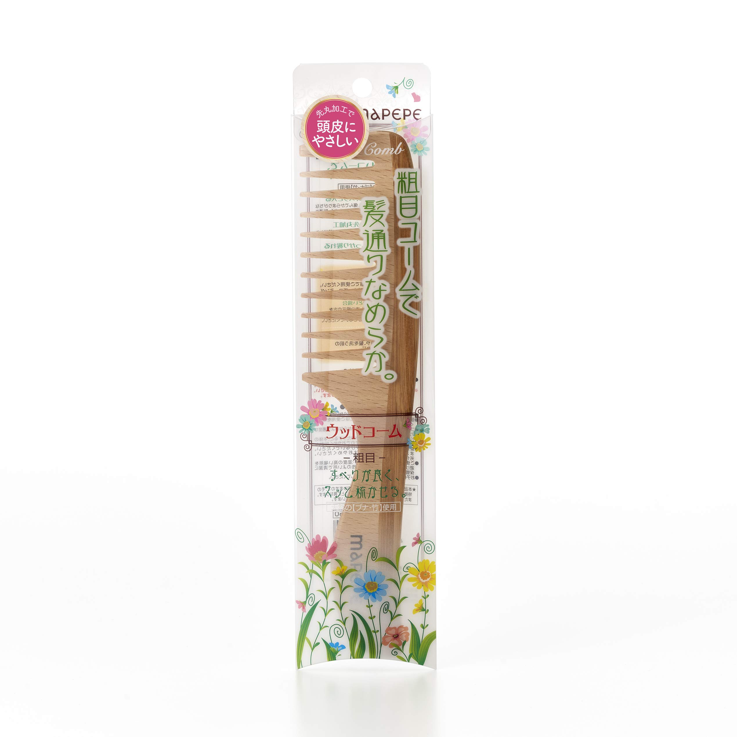 

Расческа для волос Mapepe Wood Comb 1 шт. [Грубая] (х 1)