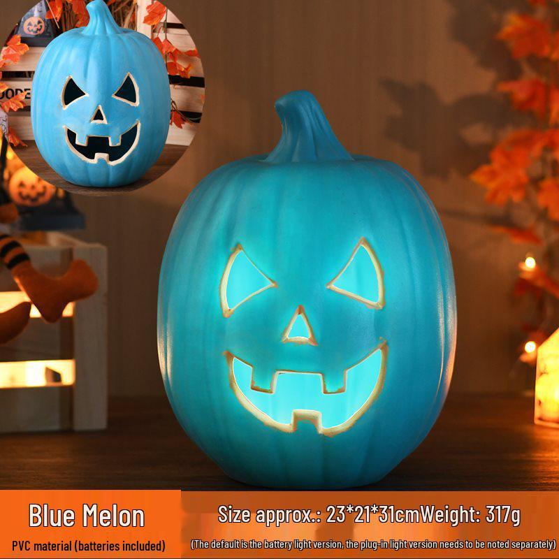 Halloween Light-Up Hollow Pumpkin Lantern for Outdoor Decor