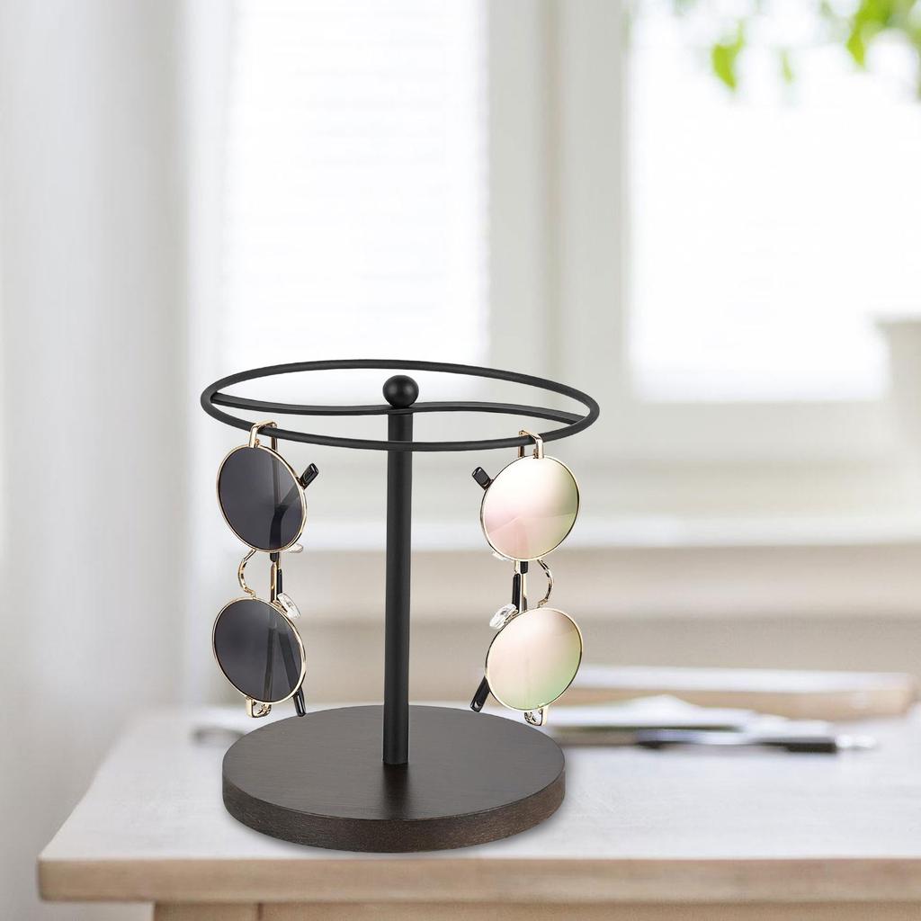 Sunglasses Organizer Display Stand Gold/Black Eyeglass Organizers Stylish Eyewear Display Holder for Any Setting