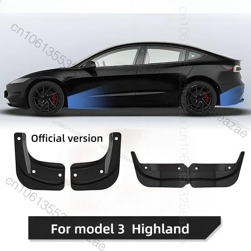 Mud Flaps For Tesla model YL Y Juniper 3 Highland 2026 2027 Mud Flap Splash Guard Mudguard Fender Mud Flaps Accessories