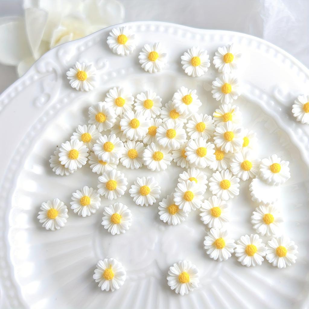 60pcs 3D Resin Flower Nail Charms,Tulip,Lily for Acrylic Nails -Compatible with Gel Polish, Nail Artists & DIY Manicure Supplies