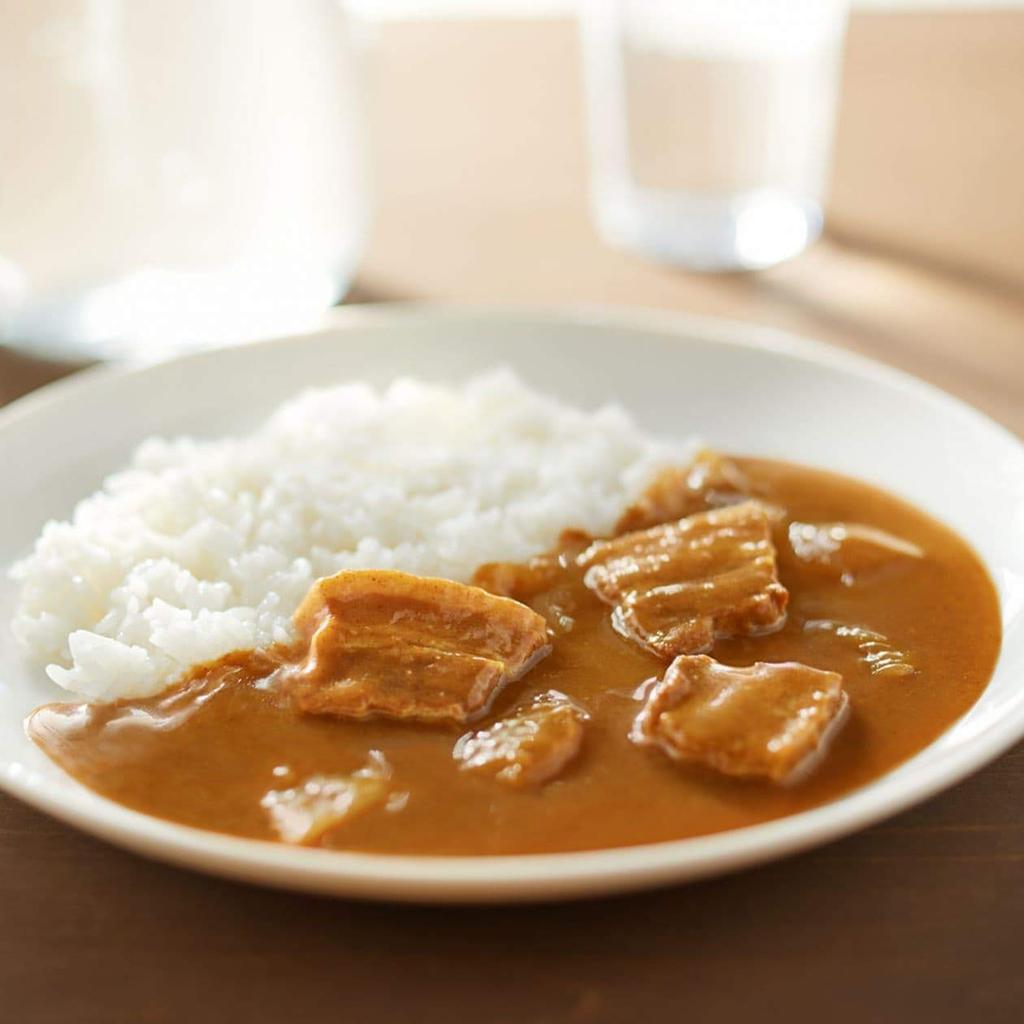 MUJI Mild Onion and Pork Made with 180g 82505849 Curry, Ingredients, (1 serving)