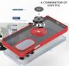 For Motorola Moto EDGE X30 Magnetic Holder Ring Stand Hard PC Back Cover PC Simple Shockproof Armor Ring Funda