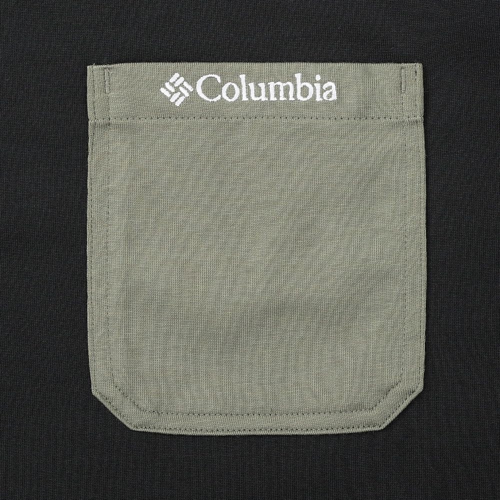 Young Street Long Sleeve Crew PM0898 XL Black Stone Green [Columbia] Men's
