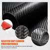 Red Carbon Fiber Car Door Radar Cover Trim Sticker For For Corvette C8 20-25