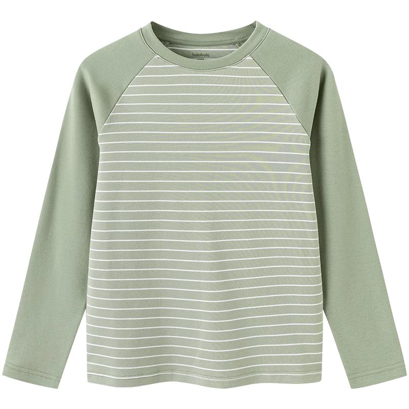 Balabala Kids' Long-Sleeve Striped T-shirt