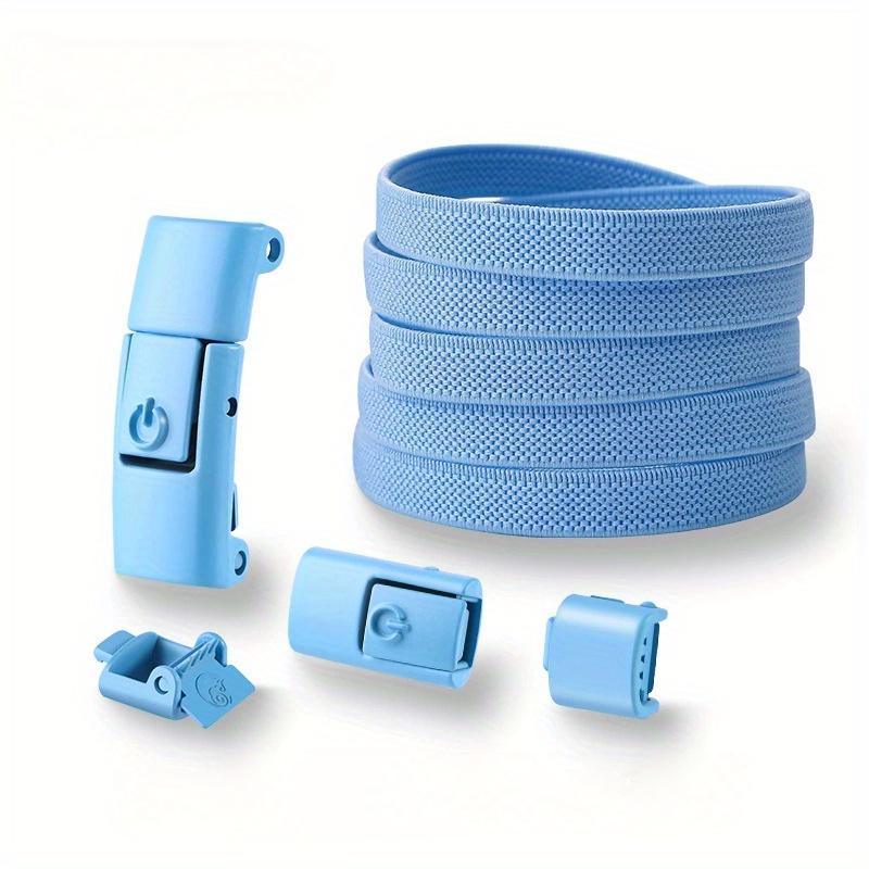 1 Pair Elastic Shoelaces, Polyester Sports Shoelaces, Lightweight, Solid Color, Adjustable and Comfortable, Hand Washable, Elastic No-Tie Shoelaces