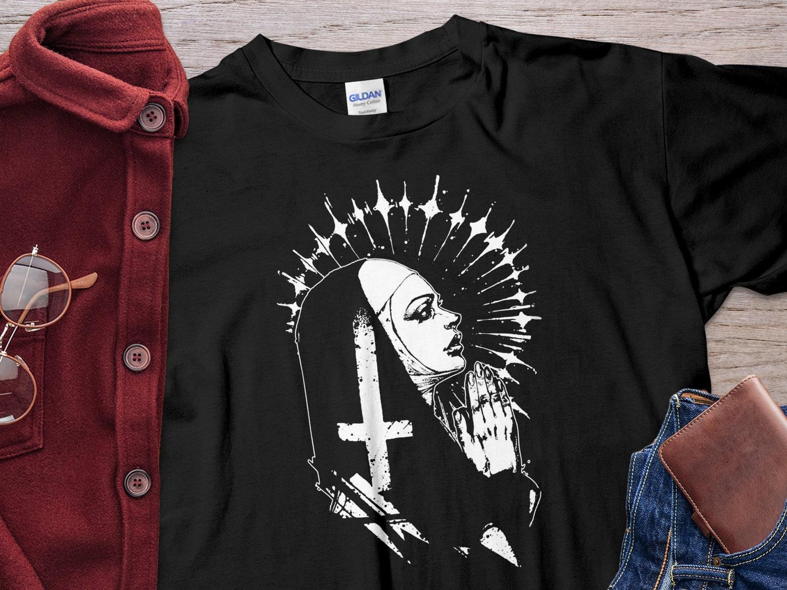 The Nun Pray For Me Unholy Nun Shirt Unisex T-Shirt M