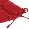 Galette de chaise rouge 38x38cm - Atmosphera createur d'interieur