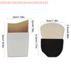 1 Pcs Ultra-Thin One-Line Foundation Brush Crescent-Shaped Mask Brush Short Handle Fluffy Soft Bristle Professional Beauty Tool