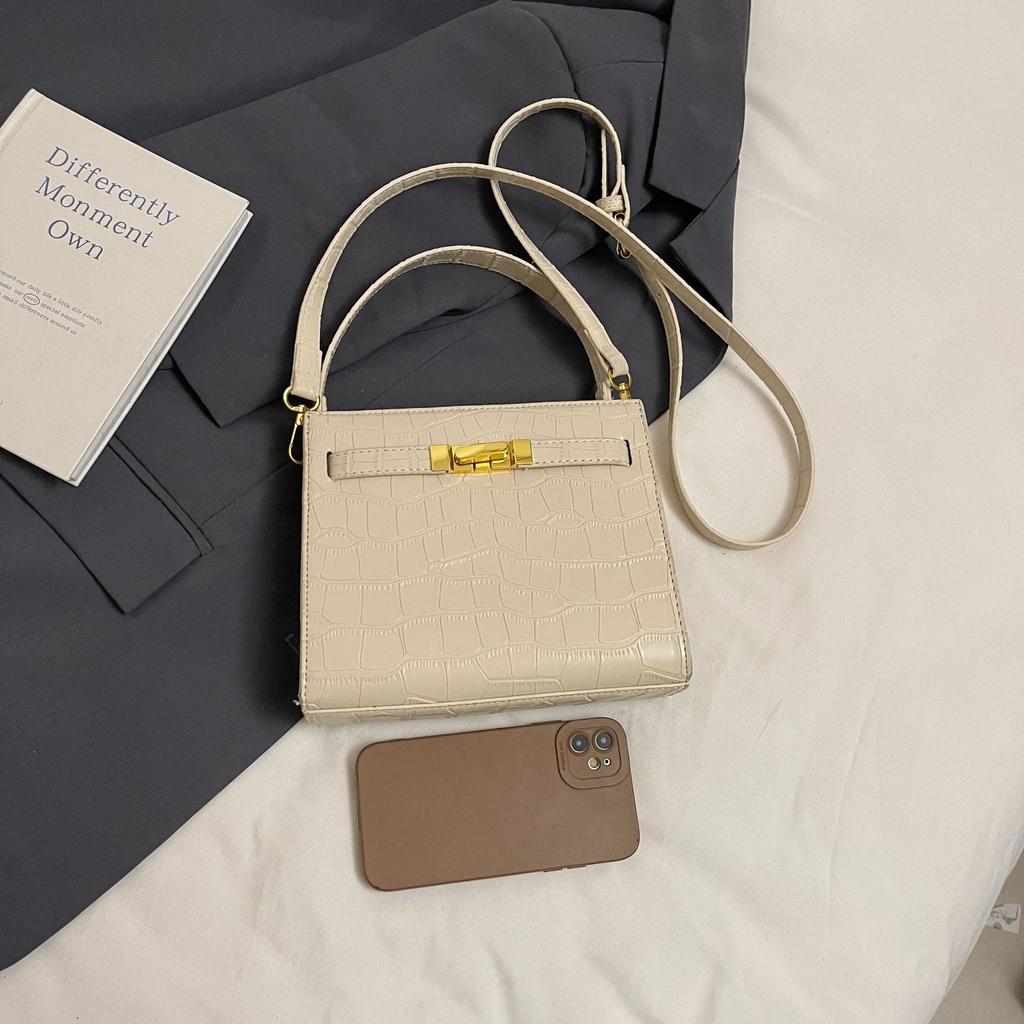 Damen neue Mode vielseitige Umhängetasche mit Steinmuster, hochwertige Damen vielseitige Messenger Bag