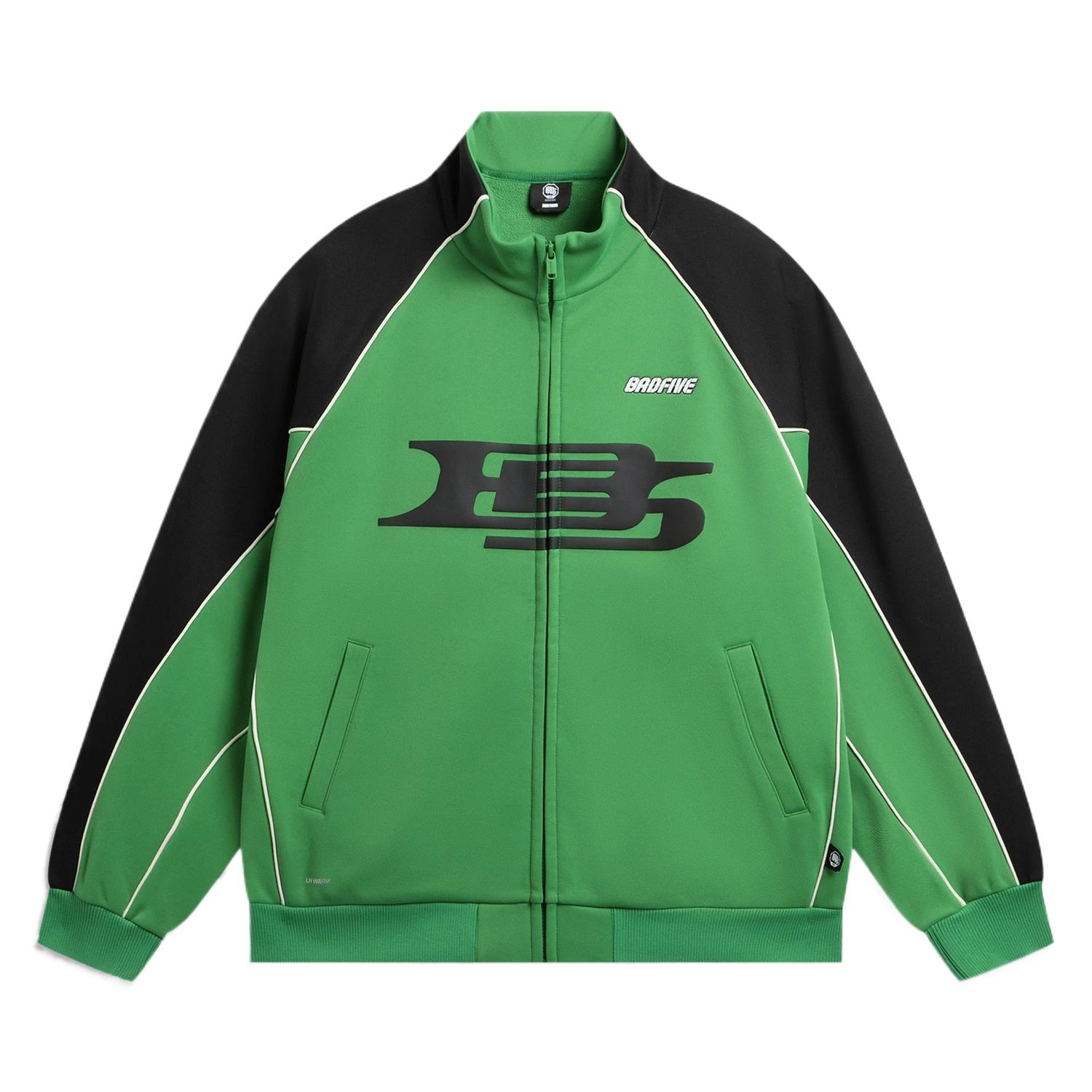 Мужская куртка Li Ning Badfive в полоску на молнии с воротником-стойкой AJDW003-6 S