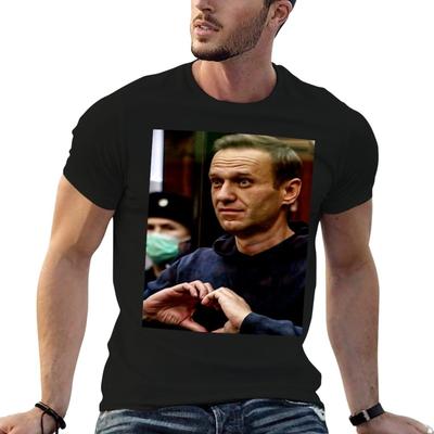 Free Navalny T-Shirt T Shirts with Prints T Shirts for Man Graphic Tees Man T Shirt Heavy Cotto
