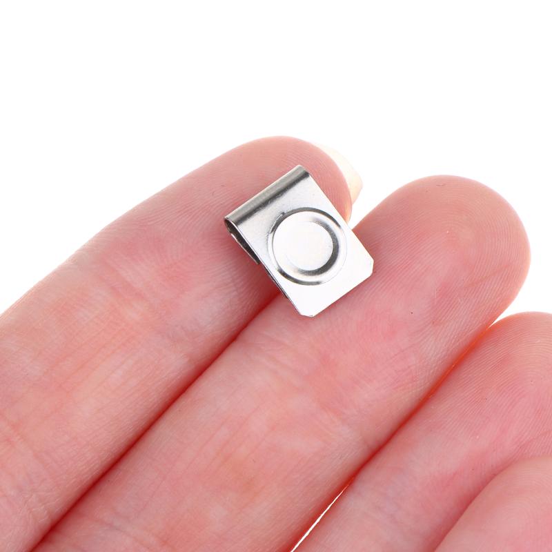 Positive Battery Contact Pressure Buttons 20 Pcs Corrosion Resistant Fit A AA CR2 Batteries for Household Electronics Repair