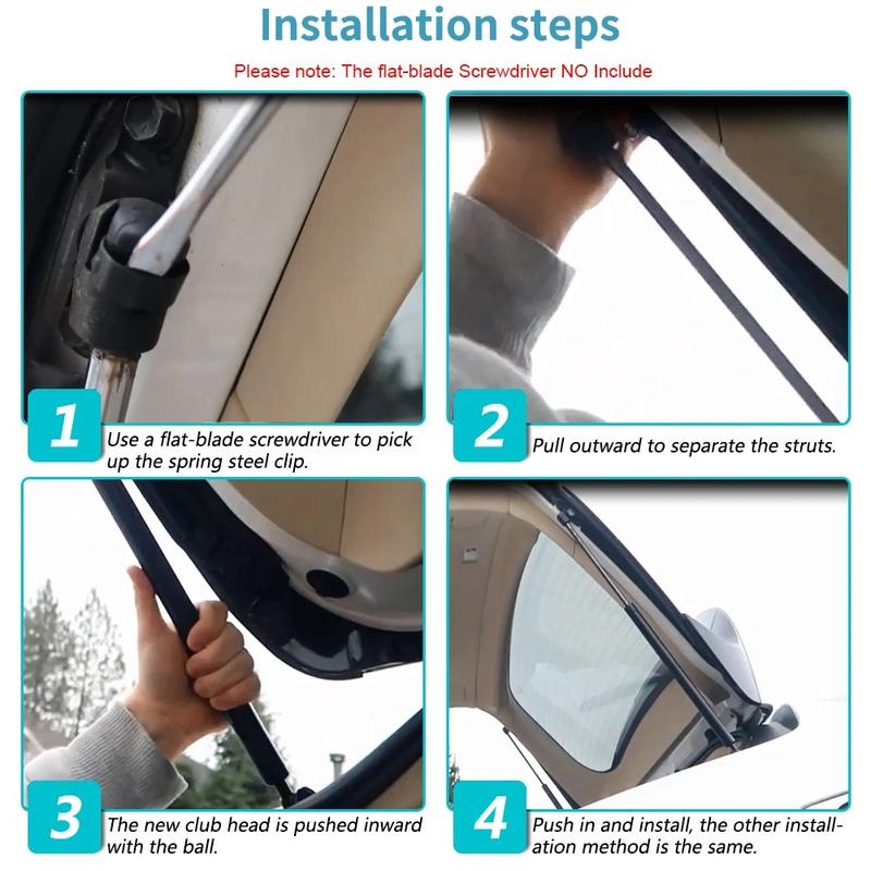 2pcs 68950OD030 Gas Spring Strut Bars For Toyota Yaris XP90 2008-2009-2013 1.3L 1.6L Rear Trunk Tailgate Lift Boot Shock Parts