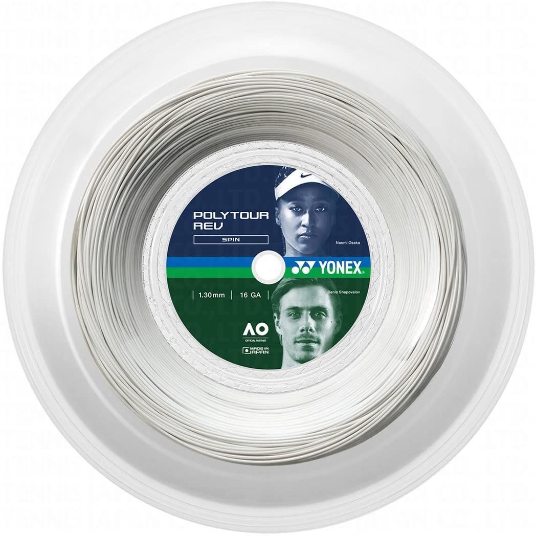 

YONEX Hard Tennis String Gut Polytourev 130 200m White PTR130R2 (011) 1.30mm