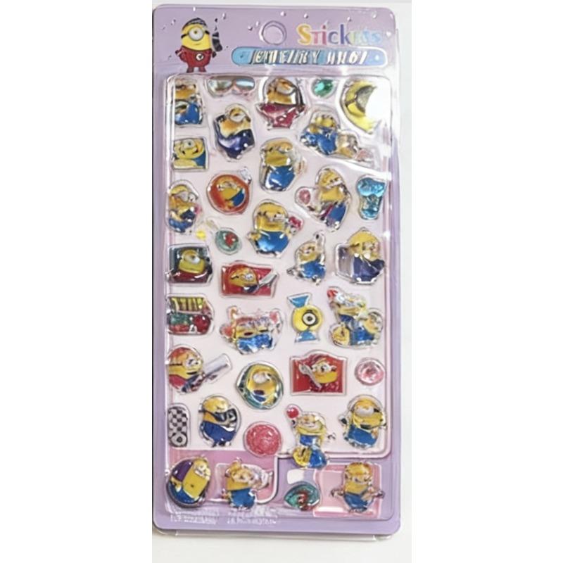 Brand-New High-Standard Kawaii Premium-Quality For High-Standard Minionsr First-Class Jelly High-Standard Sticker First-Class Toy Self-Assembly
