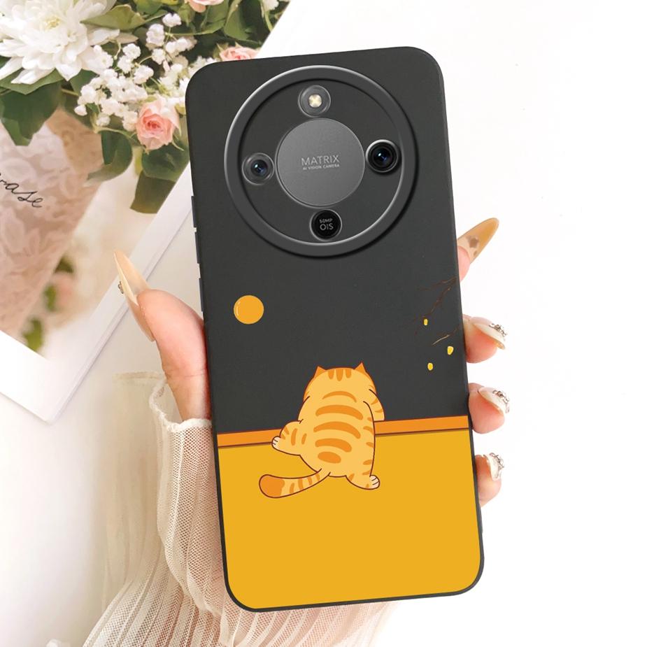 For Honor X9d Case MTN-NX1 Cute Dinosuar Cartoon Cover Soft TPU Phone Cases For Honor Magic 8 Lite X 70 HonorX70 HonorX9d Fundas