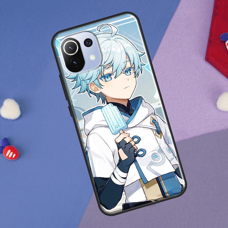 Chongyun Genshin Impact Cover For Xiaomi 14 13 Ultra 11T 12T 13T 14T Pro POCO X7 Pro X3 X5 F3 F5 F6 M6 X6 Pro Case