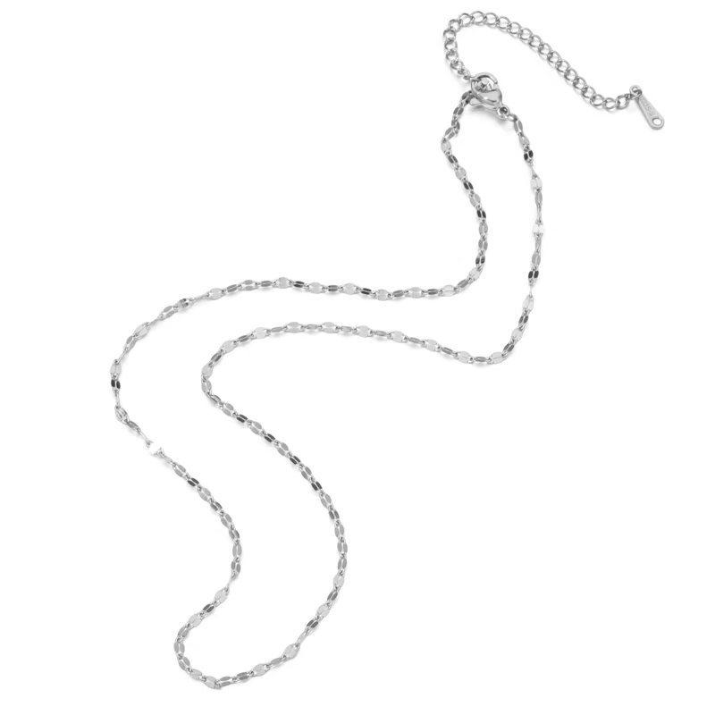 

Невыцветающая титановая стальная О-образная ключичная цепочка для самодельных украшений