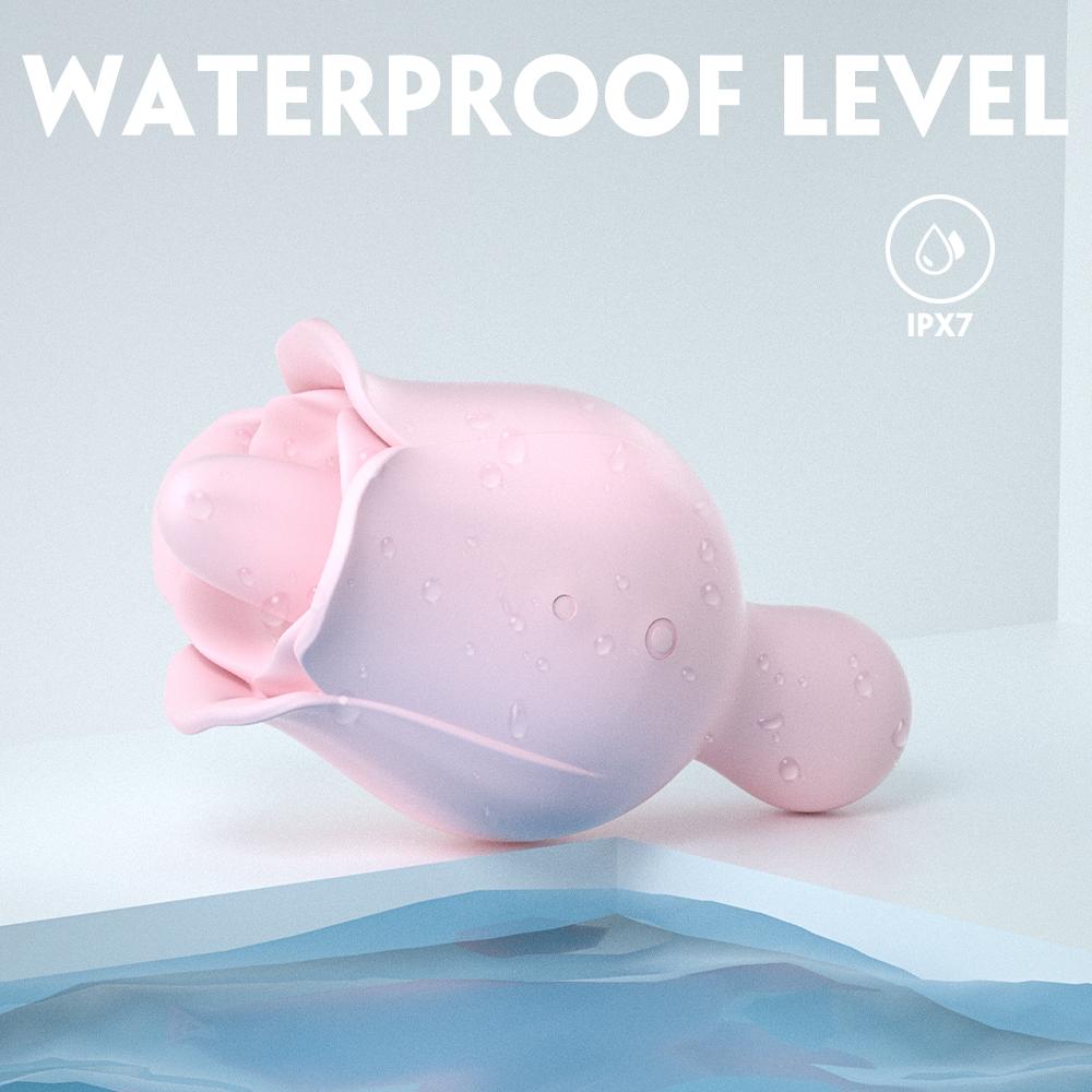 9Speed Sex Toys For Women Vibrators Adult Games Super Vibration Tongue Licking G-Spot Clitoral Stimulation Imitation Rose Design