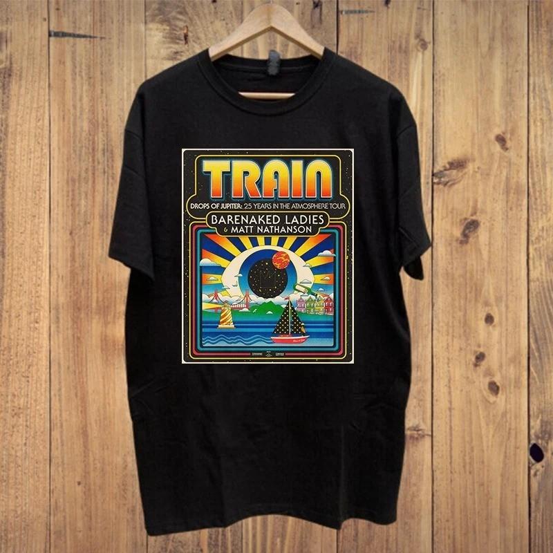 

Train Band Summer Tour Drops Of Jupiter 25 Years In The Atmosphere T Shirt S4XL Unisex T-Shirt S