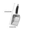 Cats Litter Scoops Large Kittens Poop Shovel Hollow Metal Scooper Cleaning Tool
