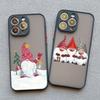 New Year Christmas Santa Claus Phone Case for IPhone 14 13 12 11 Pro Max Mini 15 Pro Max XS XR X 15 14 8 7 Plus Cute Back Covers
