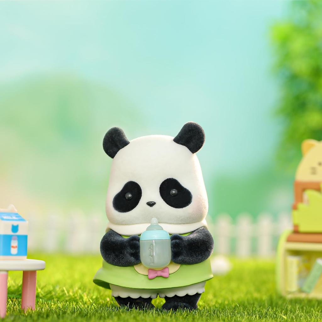 52TOYS Panda Roll Kindergarten Series Trading Figures, Blind Box, Haired Panda Figure, Collectible Figure, Painted, Gachapon, Desktop Decoration,