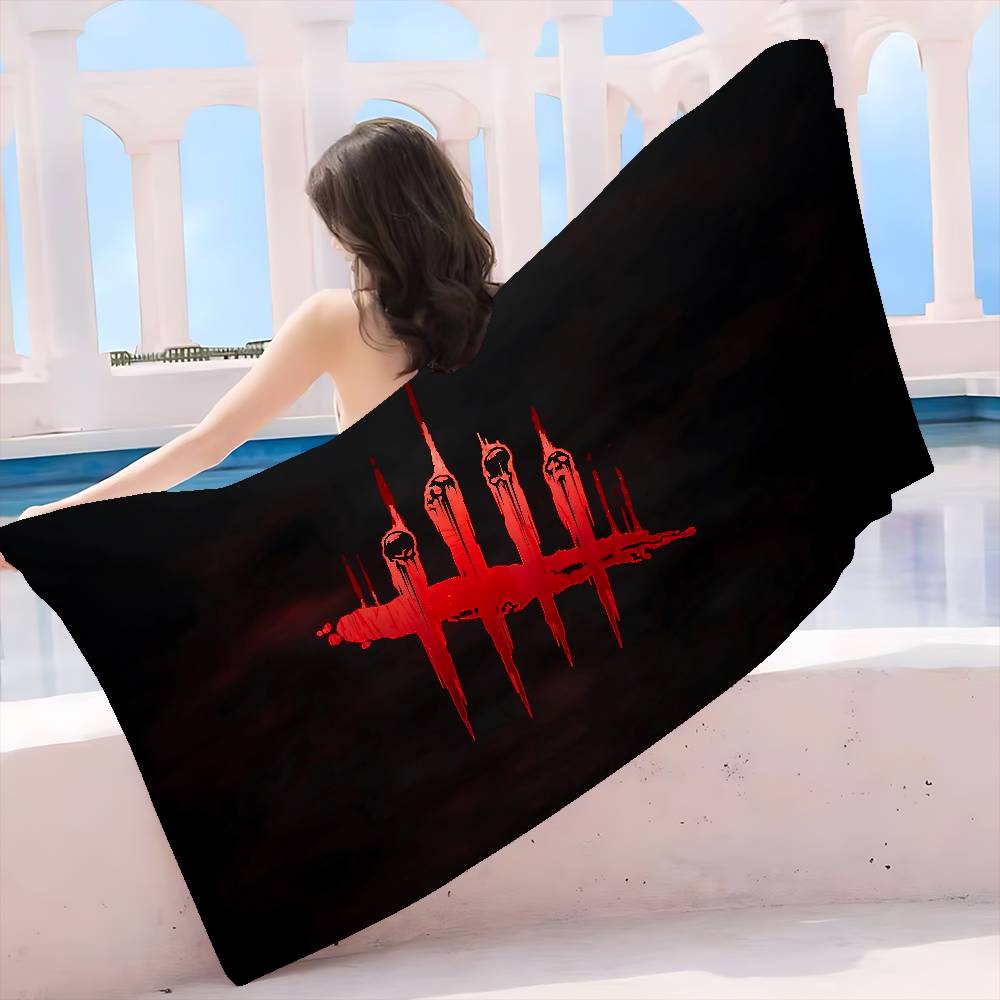 Dead by D-Daylight Microfiber Printed Beach Towel Mountain Climbing Yoga Beach Swimming Running Absorbent Soft Towel