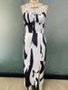 Summer Sexy Slit Dress Women's Vacation Beach Dress Fashionable Elegant Suspender Dress