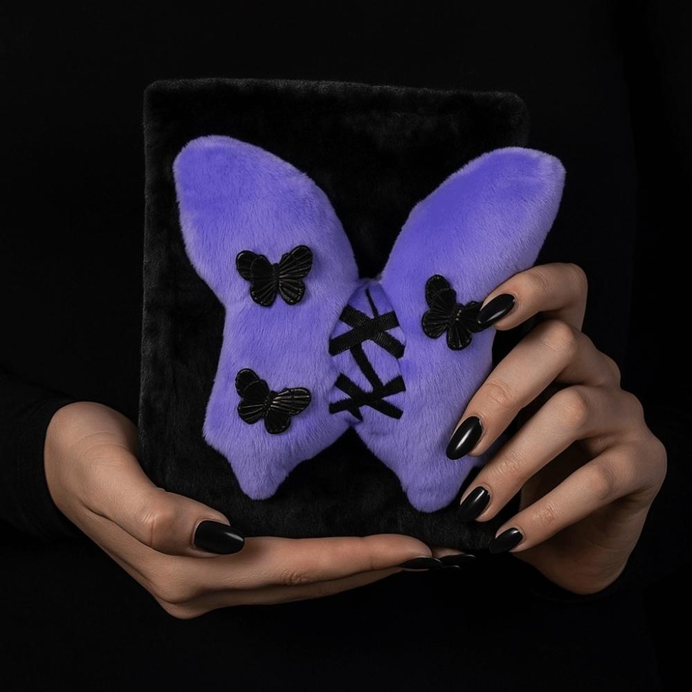 3-Inch Detachable Card Book Furry Cover Loose Leaf Album High-Quality Korean Album Photo Storage