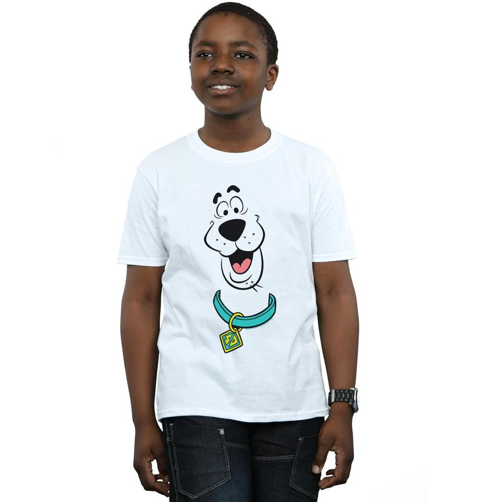 Scooby Doo Jungen-T-Shirt mit großem Gesicht