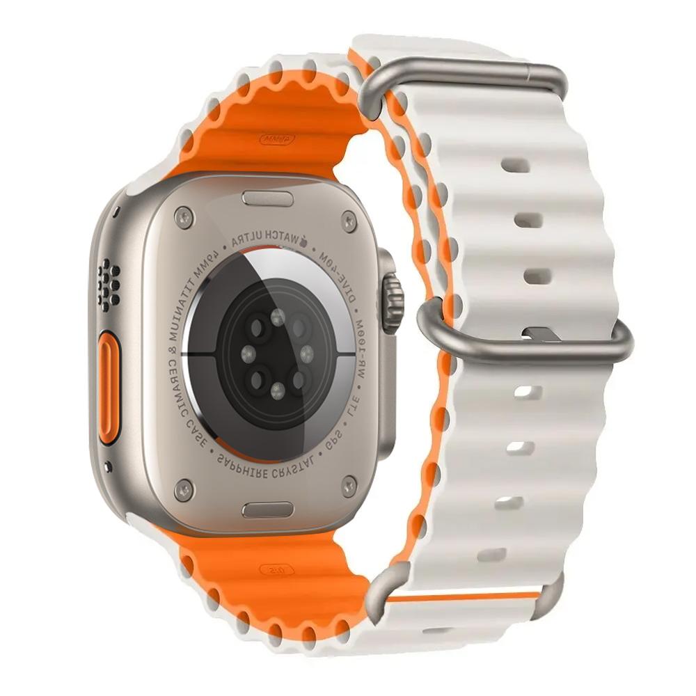 Ocean Band for Watch Ultra 3 Series 11 10 9 7 8 6 SE 49mm 45mm 46mm 42mm 44mm 40 41 Silicone Bracelet Correa iWatch Strap