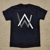 Alan Walker Logo Černé bavlněné tričko Plná velikost S-5XL Unisex Unisex Tričko