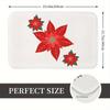1pc Christmas Floral Bedroom Mat Potted Flower Door Mat Kitchen Carpet Balcony Carpet Home
