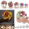 6,5cm-12cm DIY Einteilige Kugelförmige Kristall Epoxidharzform Trockenblumen Kugel Spiegel Silikonform Kugel Nachtlicht Herstellungswerkzeug