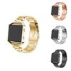 Elegantes Edelstahlarmband für Fitbit Blaze mit strapazierfähigem Netzdesign und Faltschließe