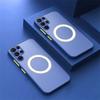 Matte Hard Case For Samsung Galaxy S25 Ultra S24 Plus S23 FE S22 S21 Note 20 10 A56 A36 A26 A16 Phone Magsafe Magnetic Cover