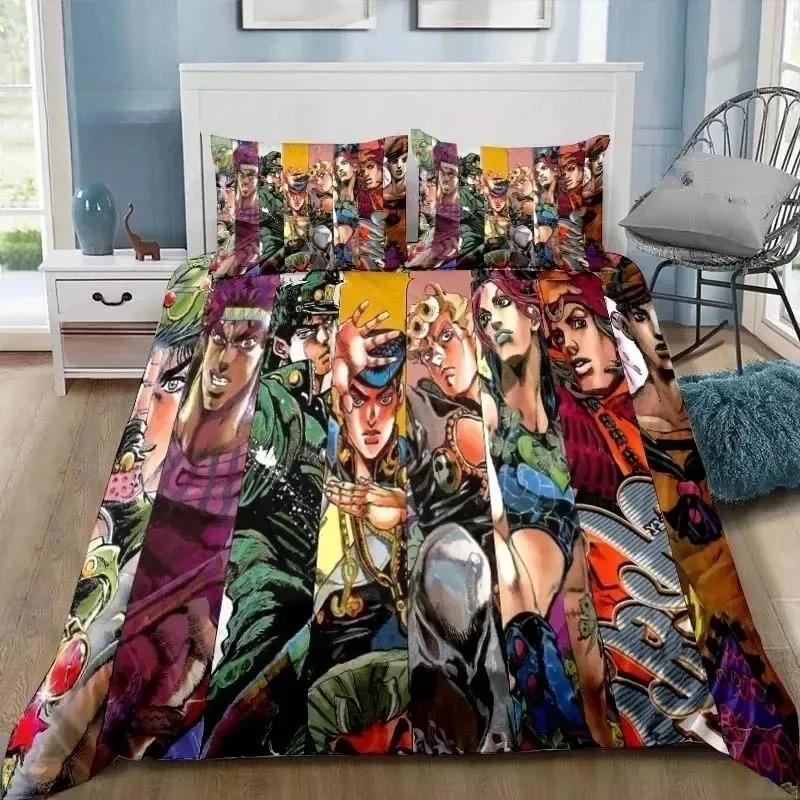 Jojolion Adventure Bedding Set For Bedroom Soft Modern Bedspreads Comefortable Kids Duvet Cover Quilt Cover And Pillowcase