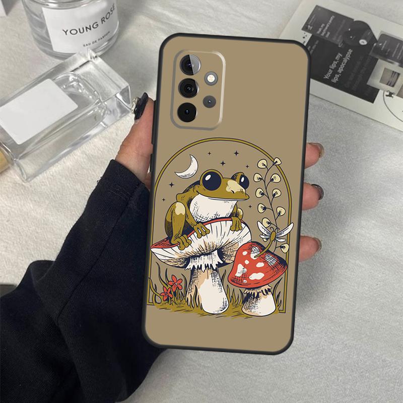 Cottagecore Frog Aesthetic Phone Case For Samsung Galaxy A34 A54 A14 A13 A23 A33 A53 A73 A52 A42 A32 A22 A12 A51 A71