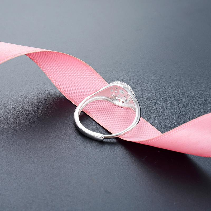 Lindon Klassischer Zirkon-Ring aus 925er-Sterlingsilber, Damenschmuck, Hochzeitsversprechen, Party-Geschenk