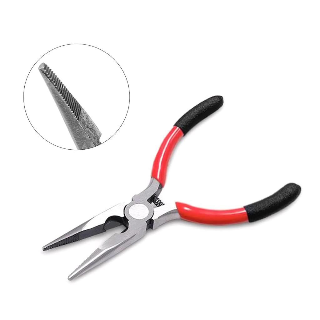 Needle Nose Pliers Terminals Crimping Plier Jewelry Making Hand Tool Electrical Clamp Diy Atomizer Tool Sharp Nose Plier