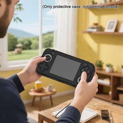 For R36H Silicone Case Flexible Protective Sleeve Anti-Scratch Protective Case Shockproof Handheld Retro Game Console Shell
