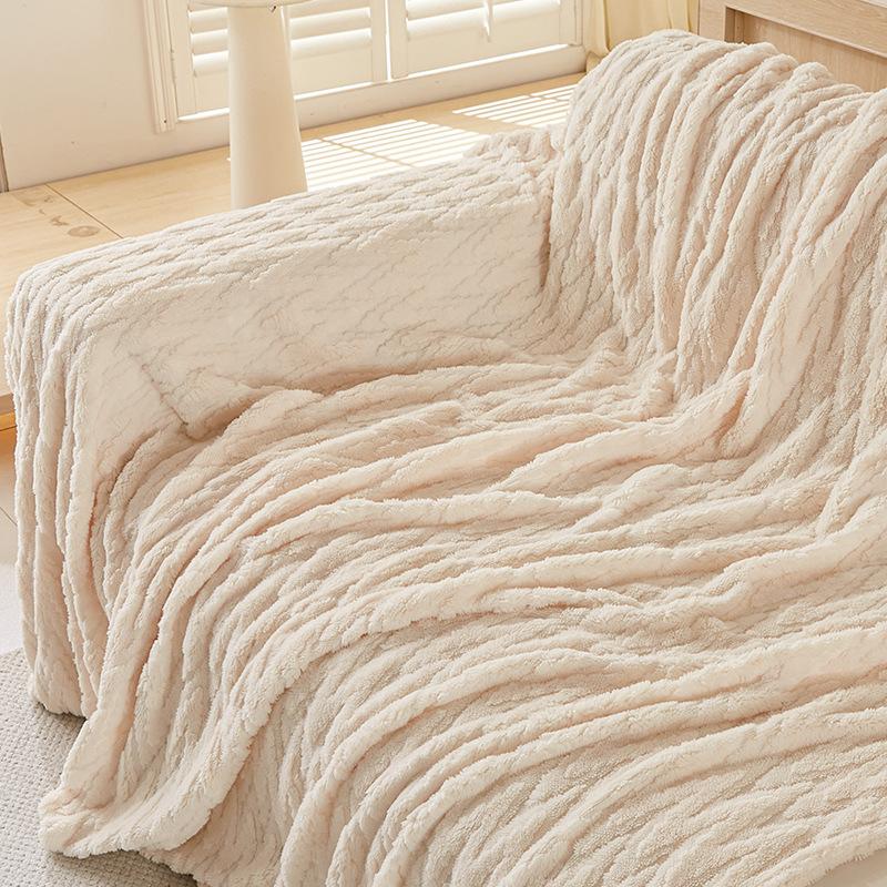 Fleece Sofa Towel Blanket for Live Room Couch Cover Armchair Warm Soft Sofa Cover Slipcover