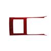 Red Carbon Fiber Transmission Console Frame Cover Trim For Toyota Camry 2007-11